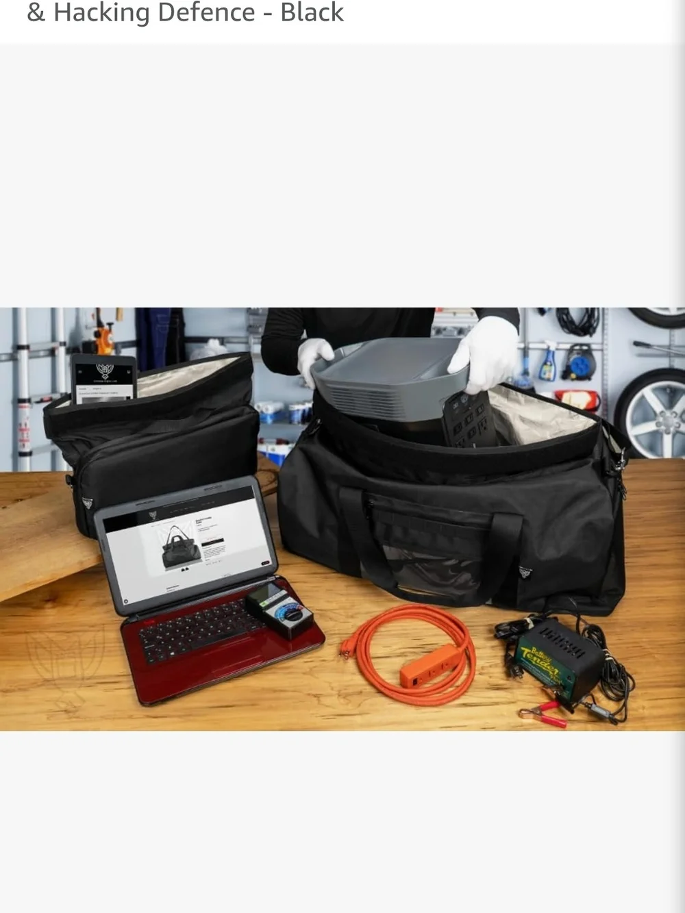 Xtreme Sight Line Faraday Duffel Bag with Shoulder Strap